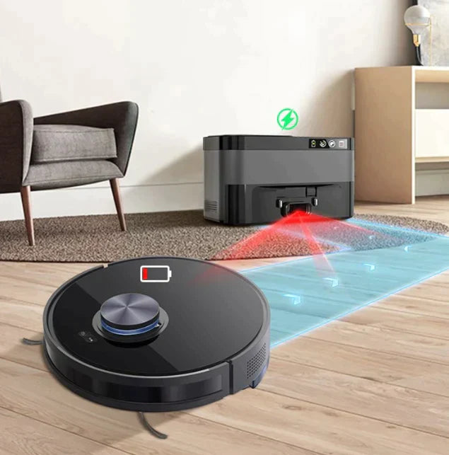 Robot Vacuum Cleaner With Dust Collection Box