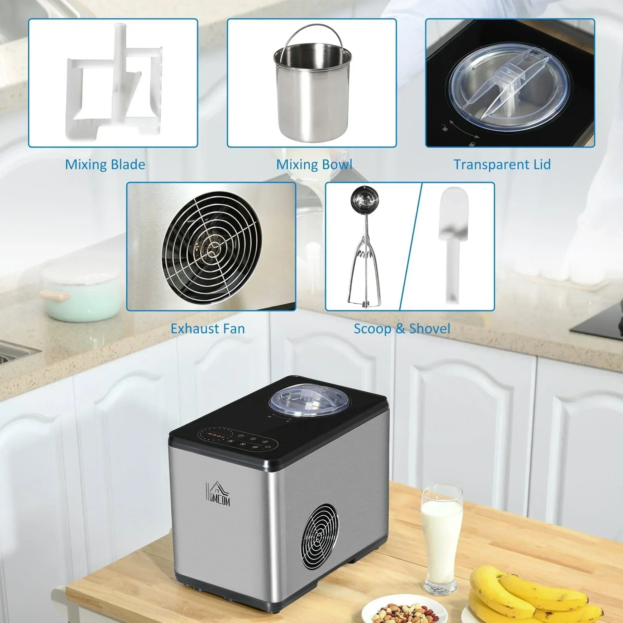 1.5L Ice Cream/Milkshake Maker Machine (DON'T ORDER, TEST PRODUCT)
