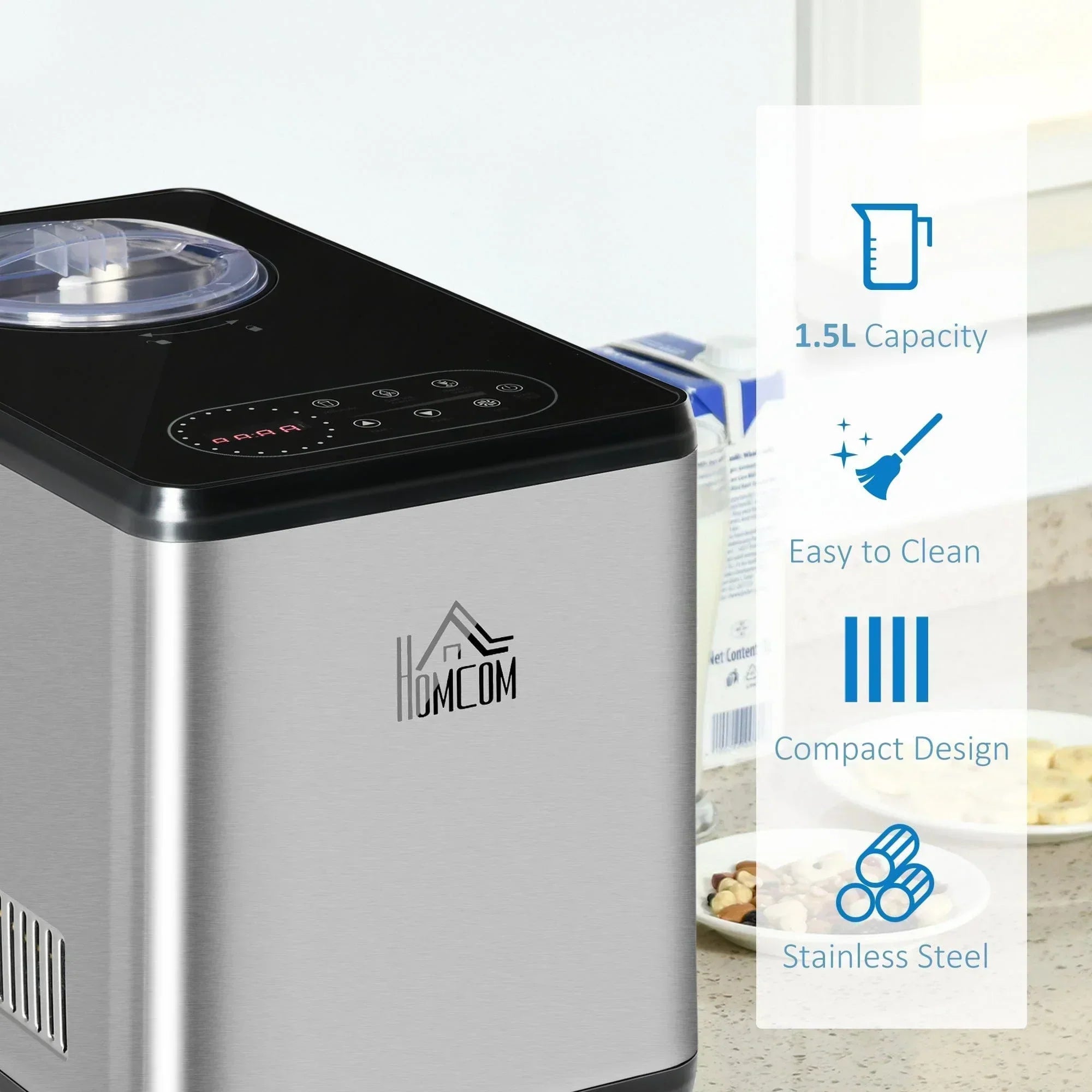1.5L Ice Cream/Milkshake Maker Machine (DON'T ORDER, TEST PRODUCT)